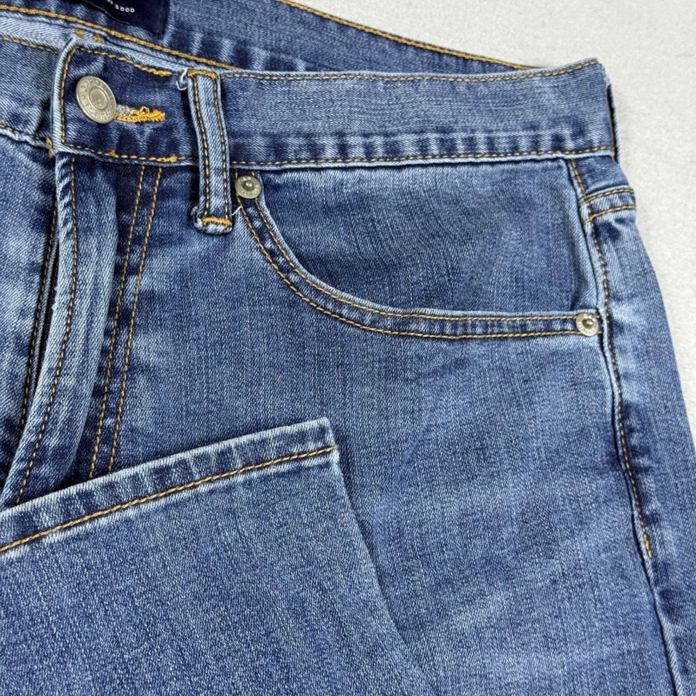 Gap Denim Slim Fit Jeans Mens 32x30 Blue Medium Wash Stretch Casual Pants